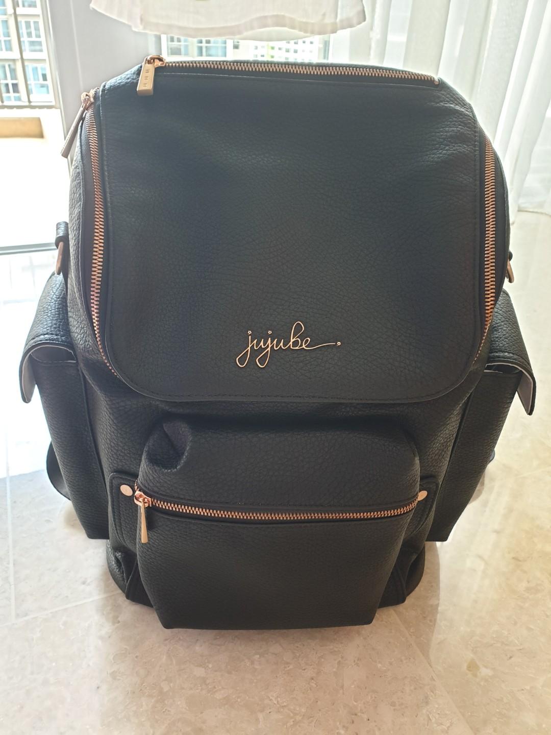 jujube forever ever leather diaper backpack