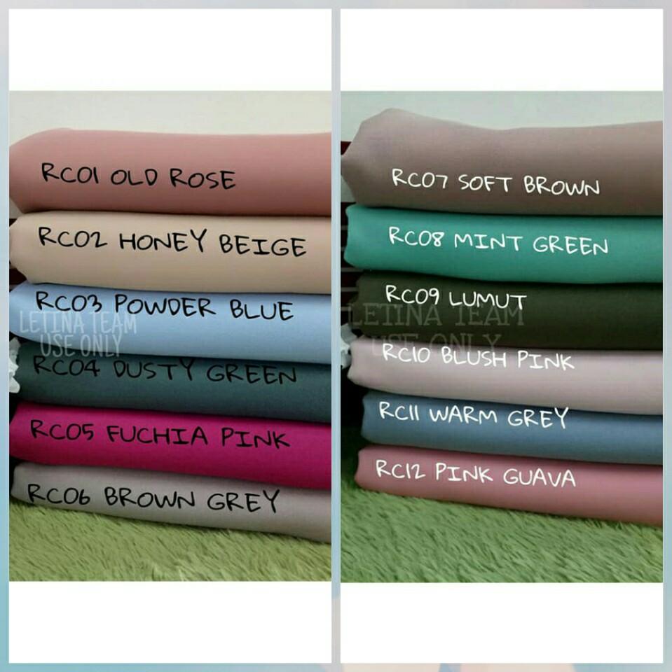 Kain Como Crepe Rm10 Meter Bidang 60 Comocrepe Women S Fashion Clothes Others On Carousell