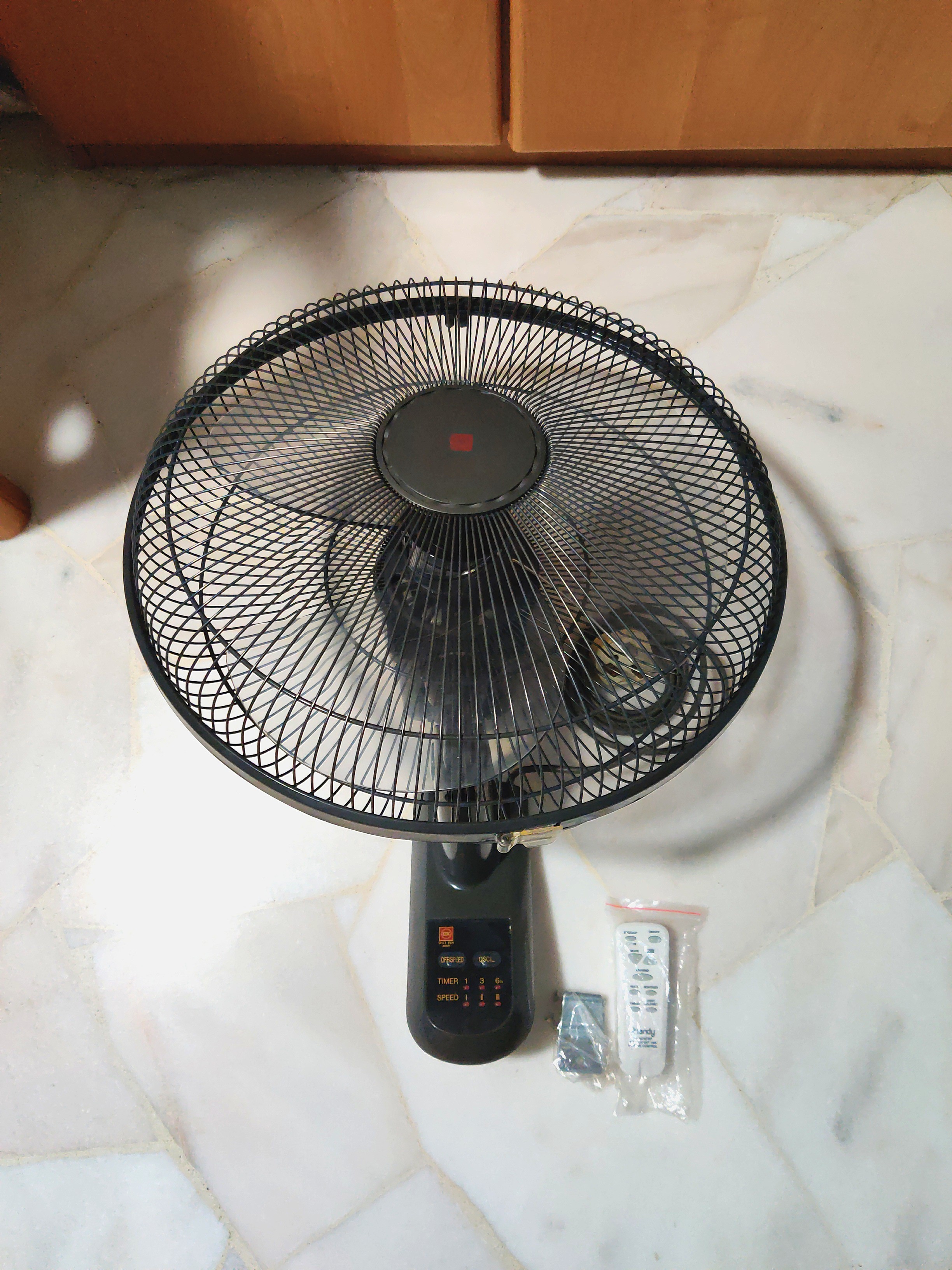 KDK Wall Fan G4CR3 with remote, Furniture & Home Living, Lighting