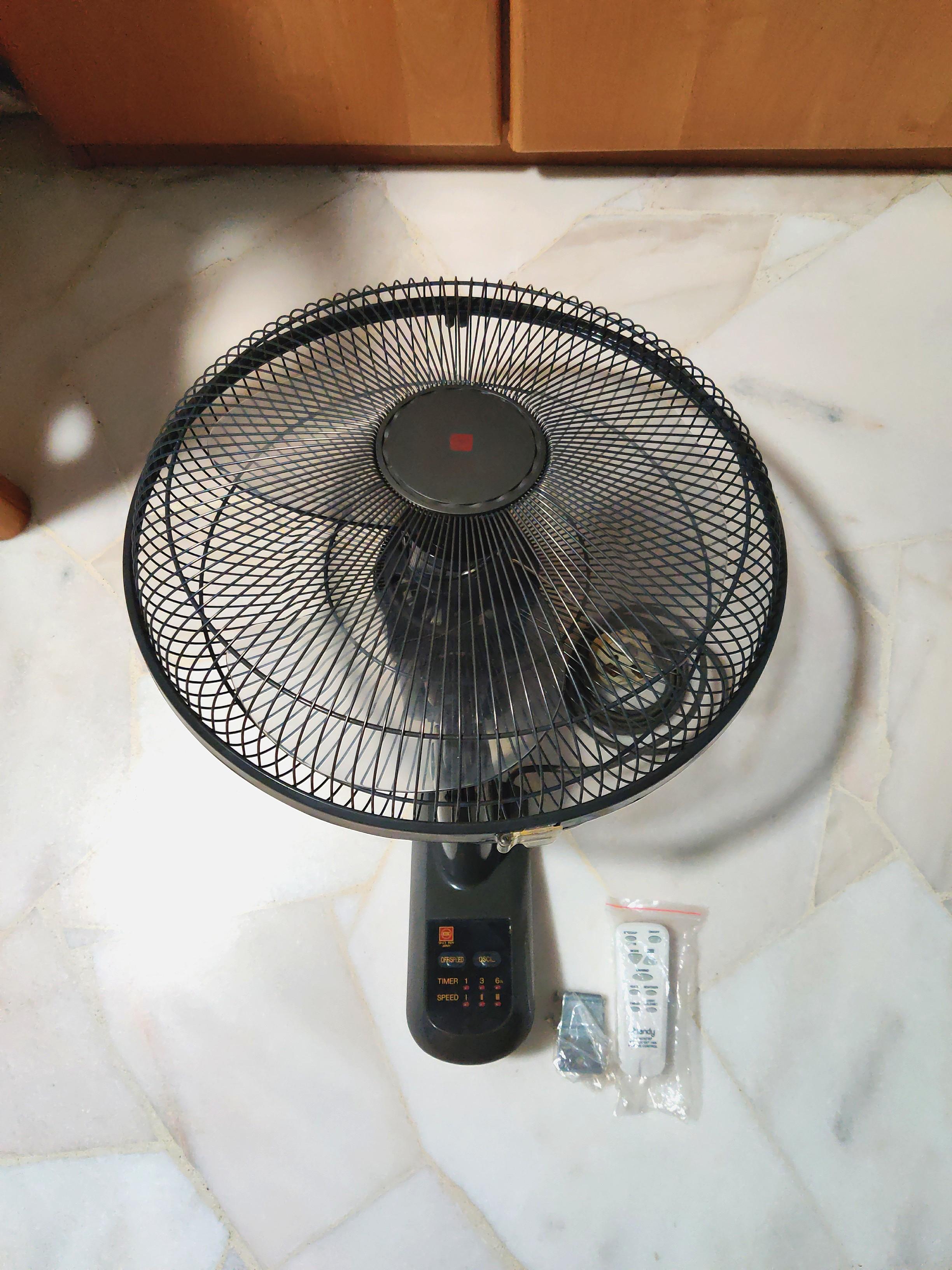 Kdk Wall Fan G4cr3 With Remote Home Appliances Cooling Air Care On Carousell