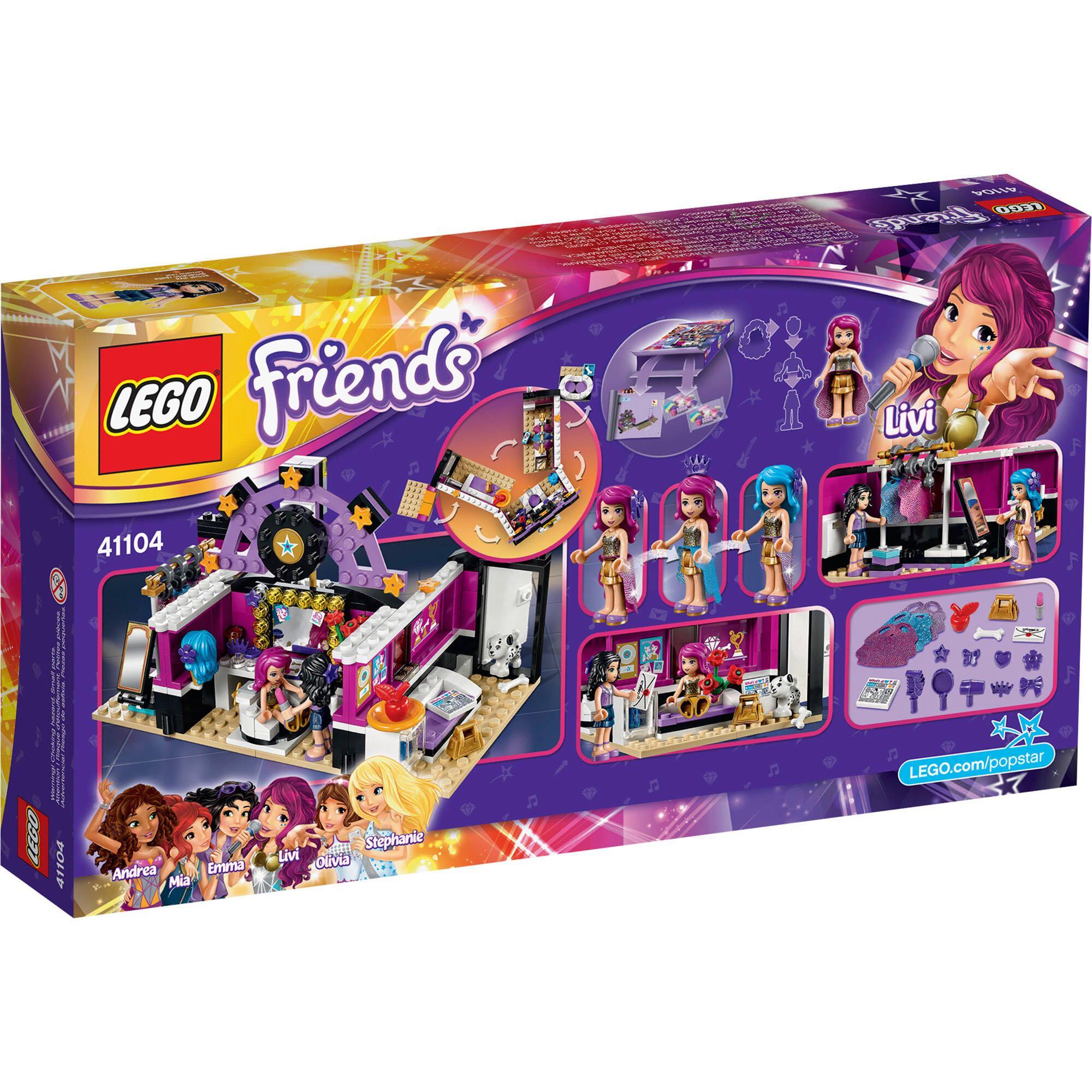 Pop star dressing store room lego friends