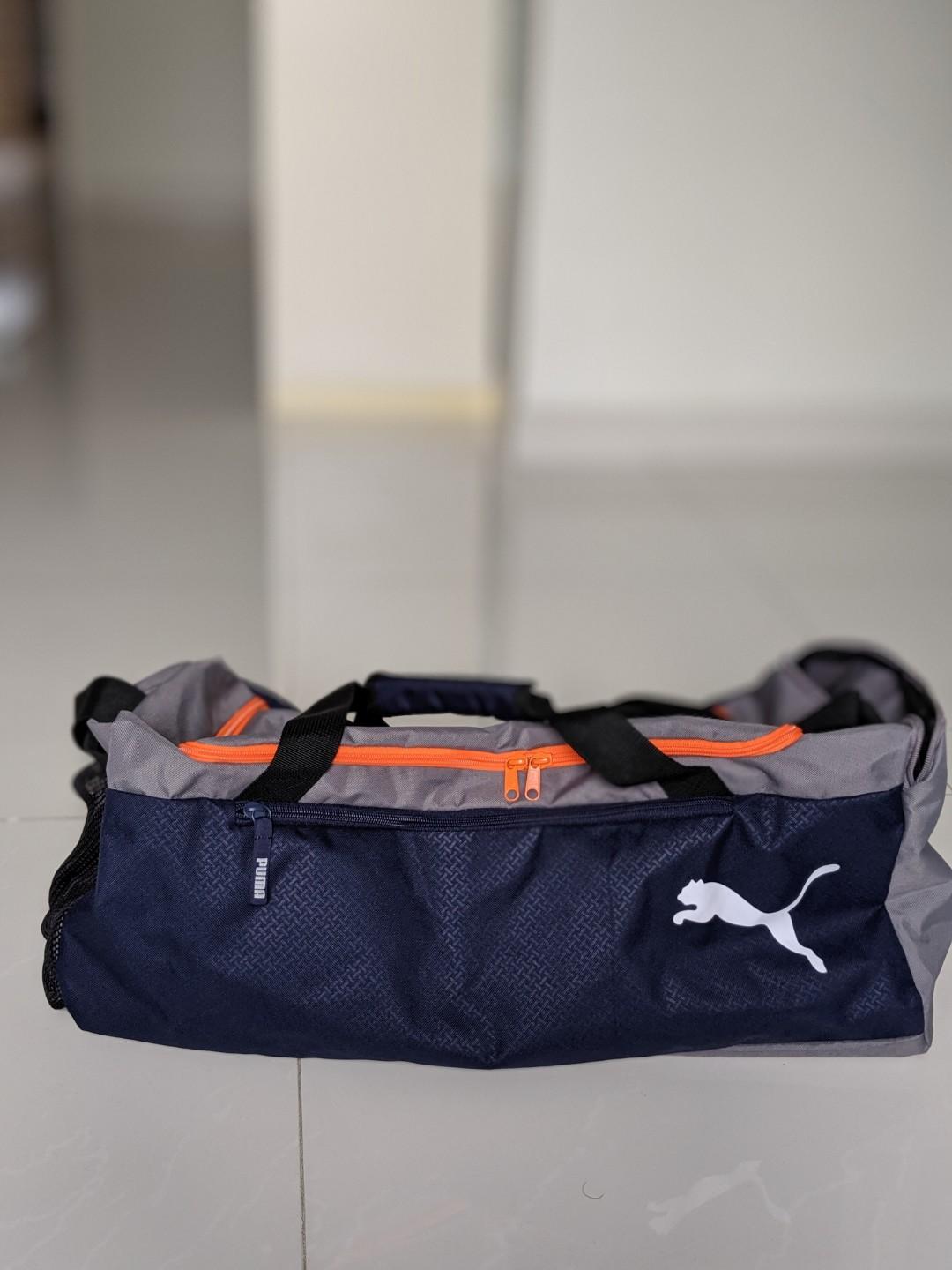 puma gym bag orange