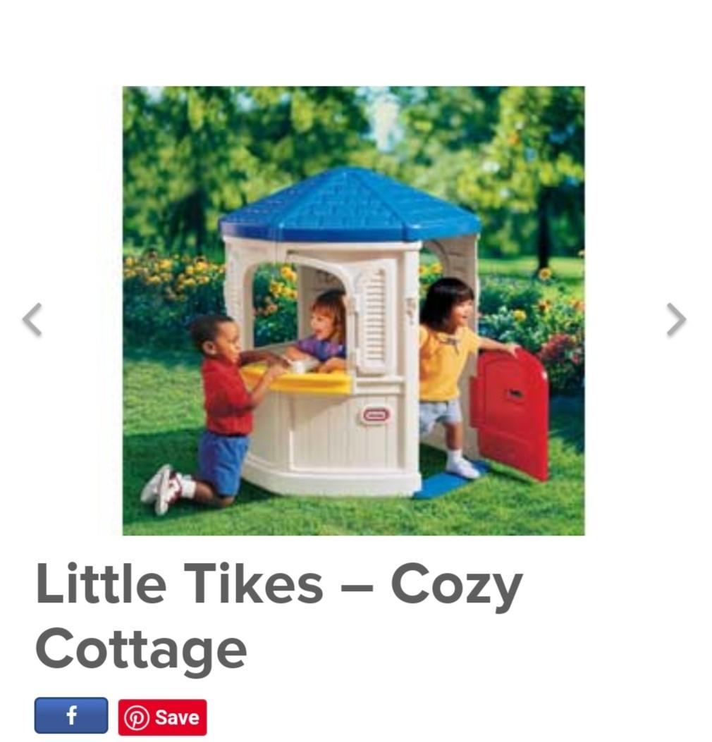 Cosy cottage playhouse top