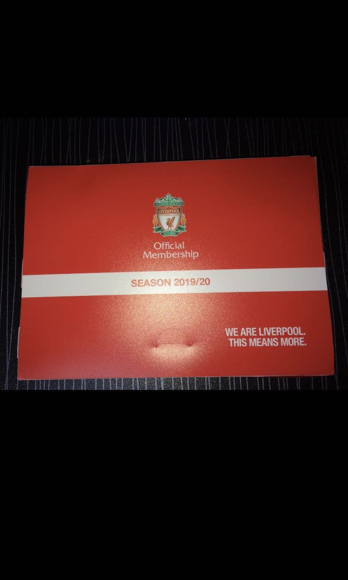 Liverpool Football Club Official International Membership Season 2019/2020 Items, Everything