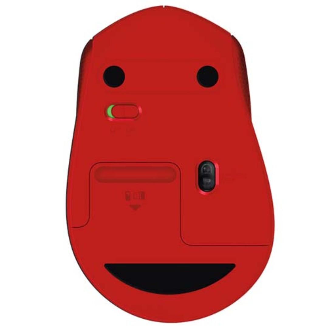 Logitech M331 Silent Plus Red Wireless Mouse, Computers & Tech, Parts ...