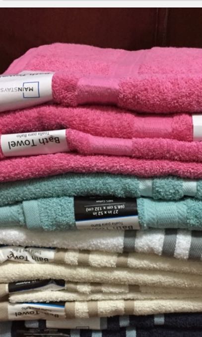 Mainstays bath towels 27 hotsell x 52