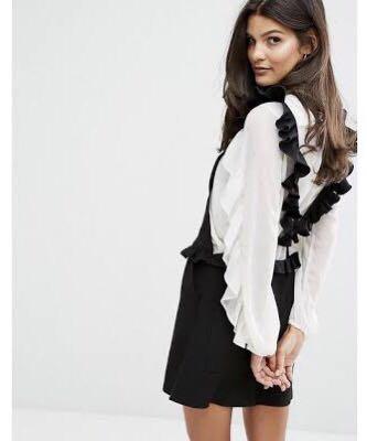 pinafore dress mango
