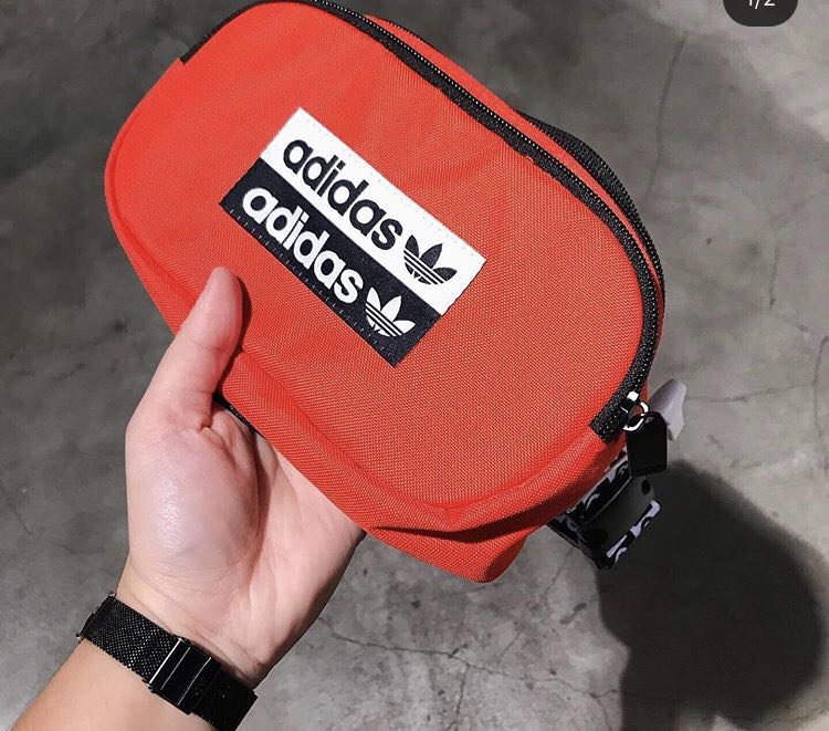 adidas fanny pack orange