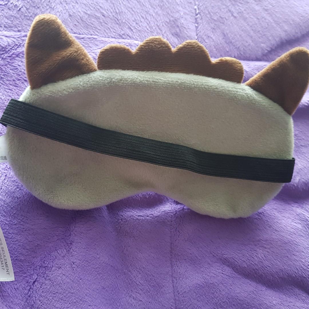 Miniso drowzy monster eye mask (Category: Sunglasses & Eyewear) located in Manila. Submitted by b_2021 (Listing ID 237725811, Image 2). Description: Rarely used for a month Rfs: I have too many eye masks.