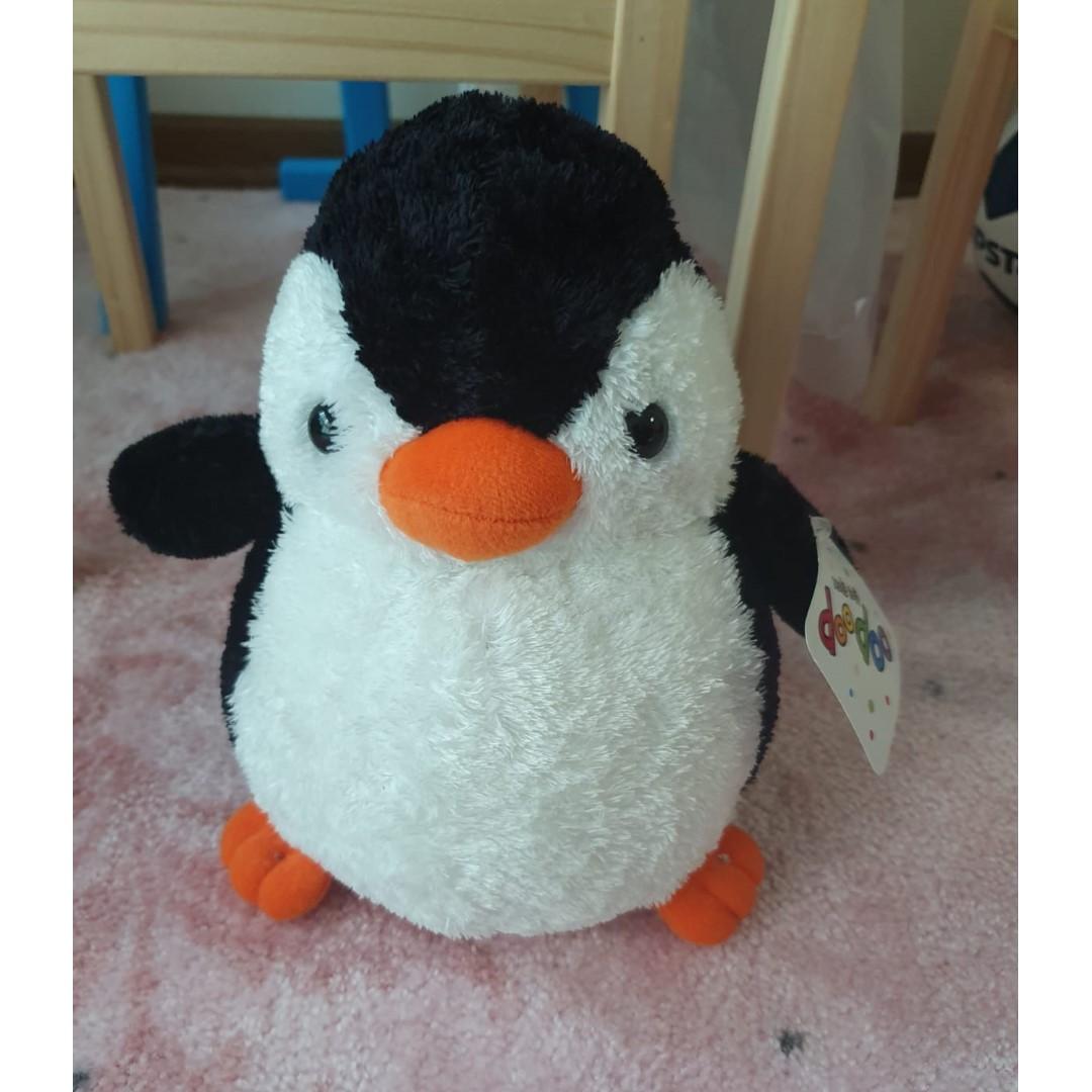 Minitoons Penguin Soft Plush Toy Black And White Babies