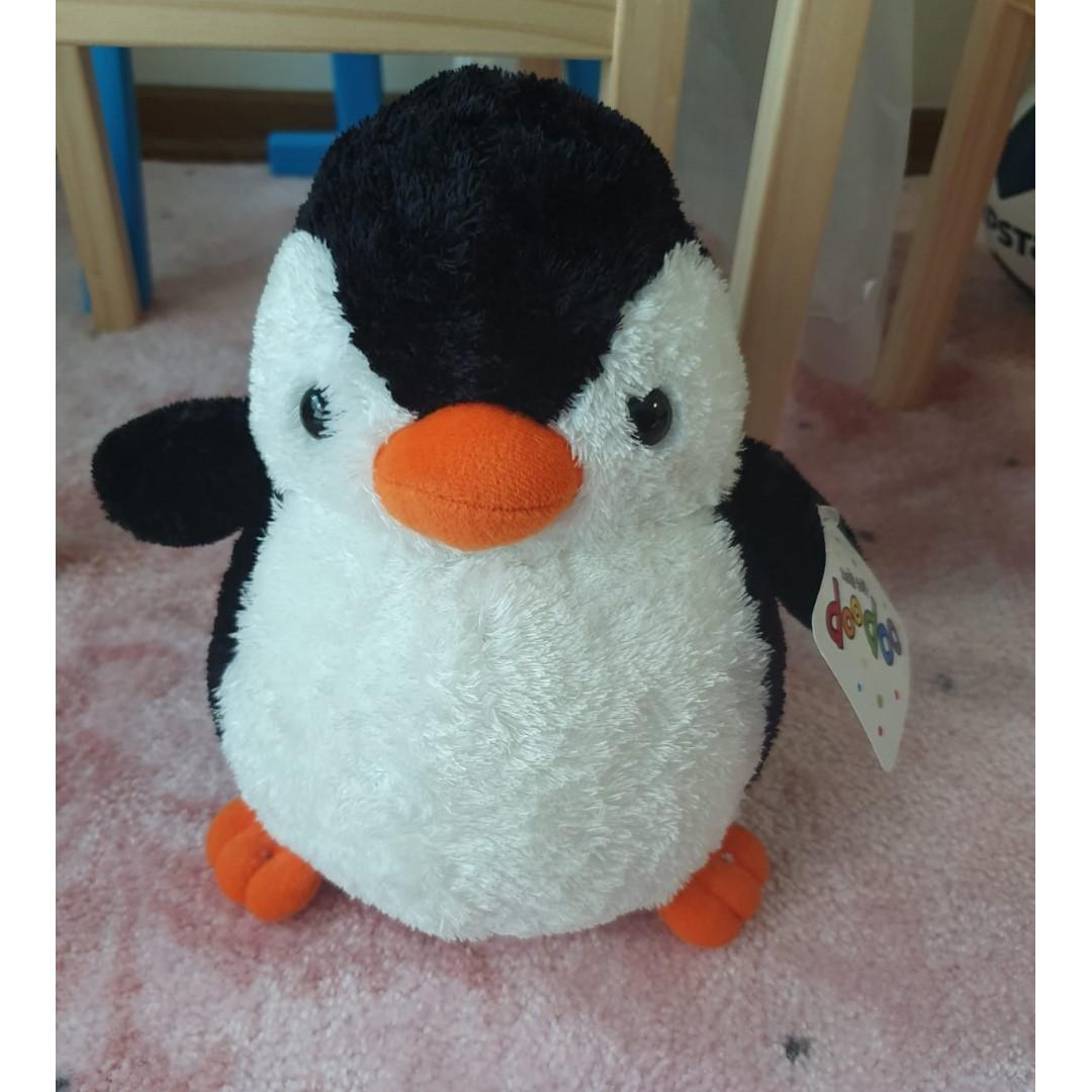 Minitoons Penguin Soft Plush Toy Black And White Babies