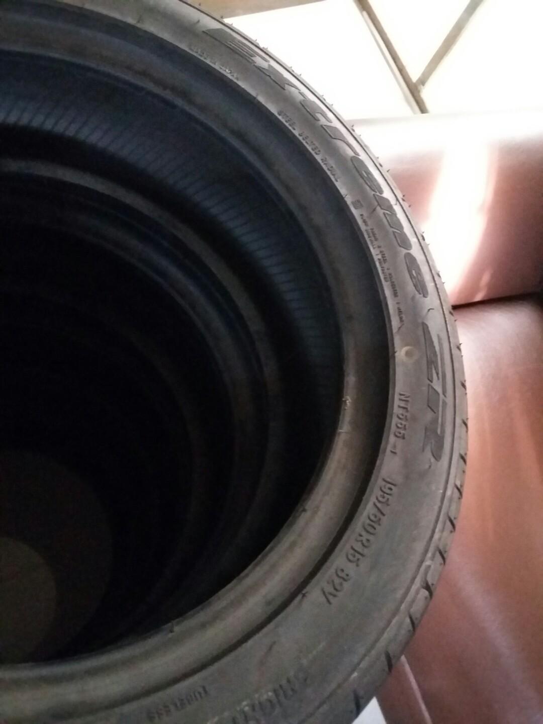 Nitto tires japan 195x50x15 extreme nt555 82V, Car Parts & Accessories ...
