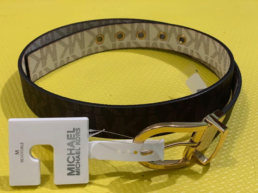 michael kors belt womens yellow