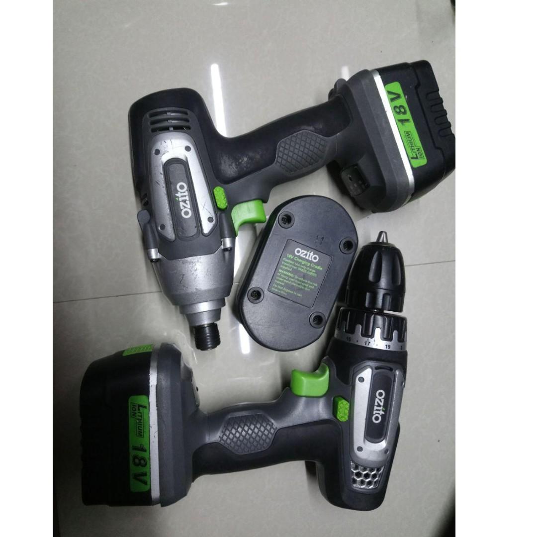 Ozito 18 volt cordless drill cheap