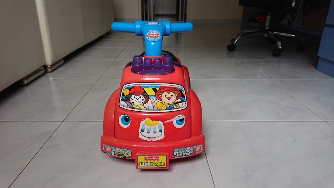 fisher price little people fire truck ride on
