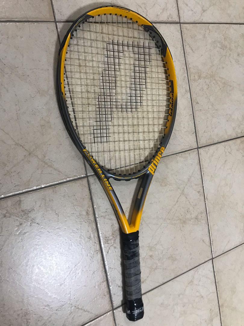 Tennis Racket Prince Power Line Tripod TI , Sports Equipment, Sports ...
