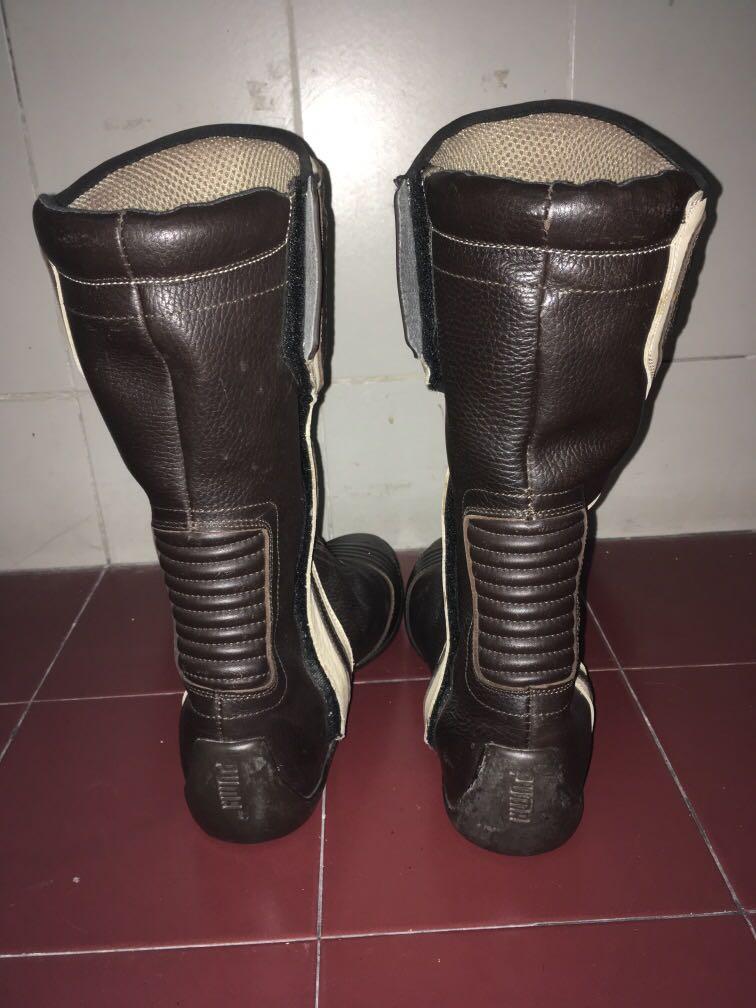 Puma Riding Boot Puma Riding Boots (size 11.5), Motorcycles, Motorcycle Apparel on Carousell