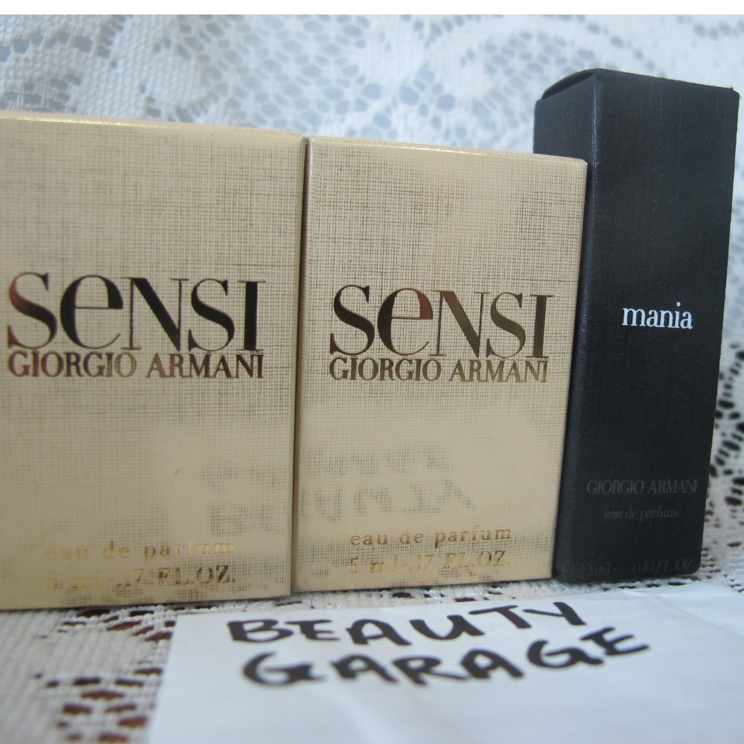 giorgio armani sensi discontinued