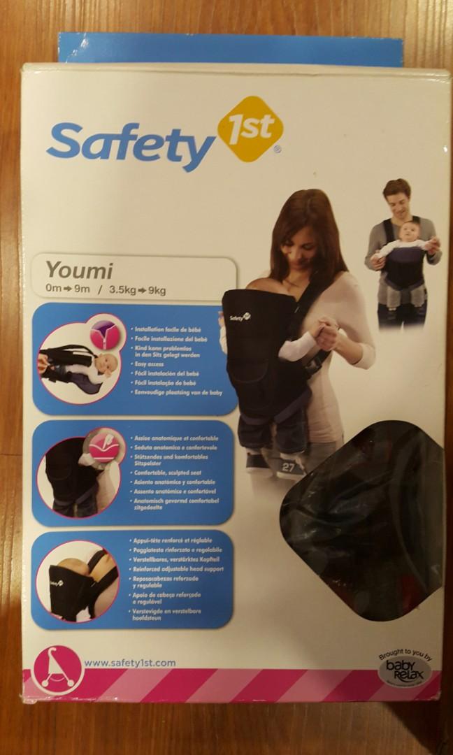 Safety first carrier (Category: Carriers & Slings) located in Manila. Submitted by induljenceco (Listing ID 237781296, Image 1). Description: Bought for 1600+ at SM RFS: many carrier Mop: metrobank or bdo.