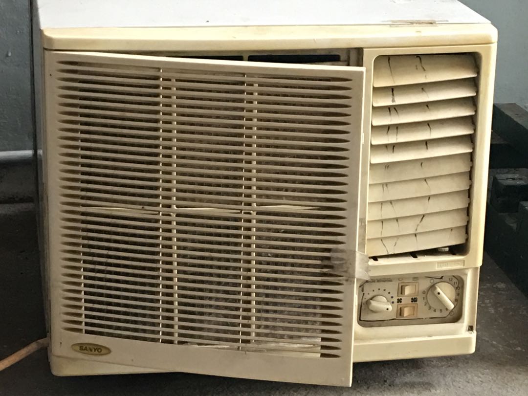 Sanyo .5hp Window Type Aircon, Furniture & Home Living, Office