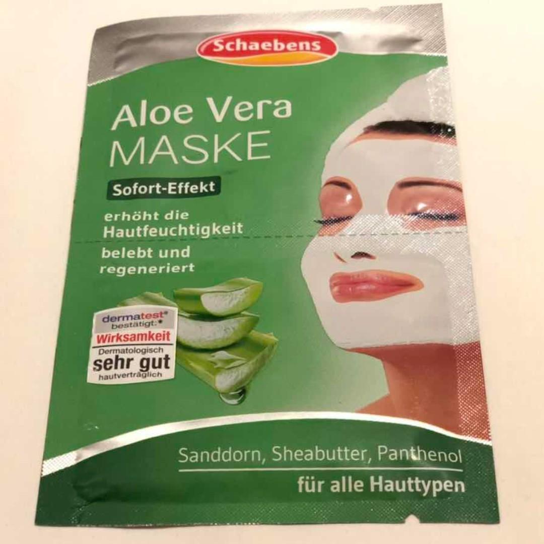 SCHAEBENS ALOE VERA FACE MASK BN, Beauty & Personal Care, Face, Face Care  Products on Carousell