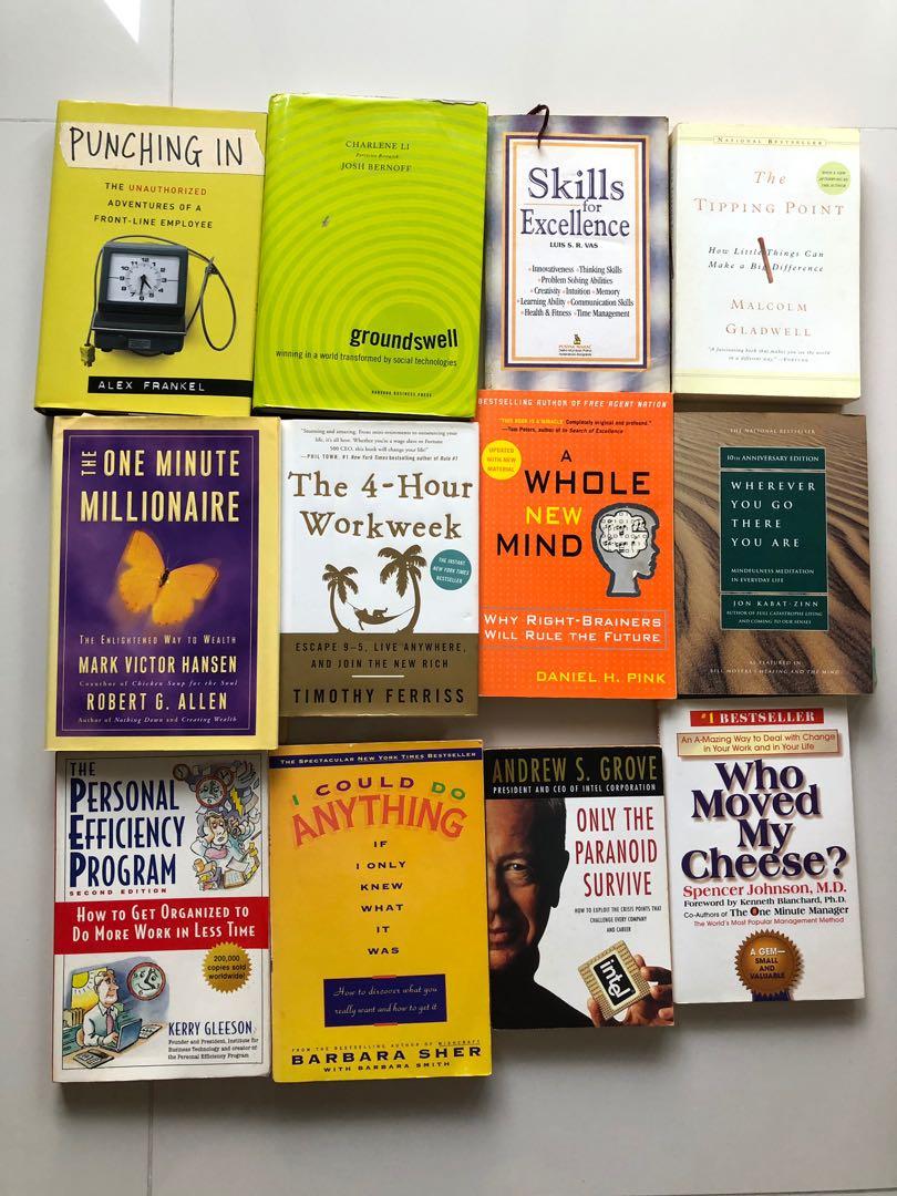 Selection Of Self Improvement Books Price For All Books Stationery Non Fiction On Carousell