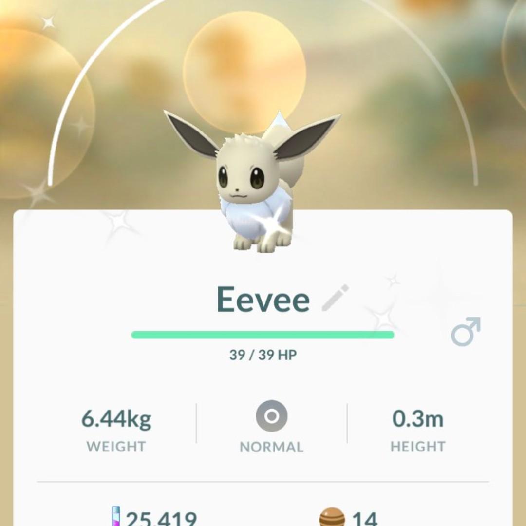 Shiny Eevee Pokemon Go Toys Games Video Gaming Video Games On