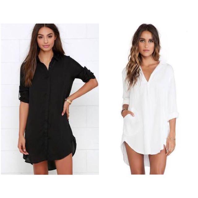 Boyfriend shirt dress clearance
