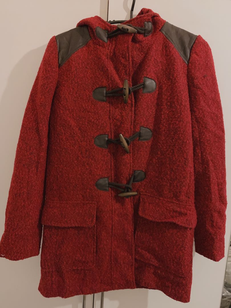 Sportsgirl red coat Women s Fashion Coats Jackets and Outerwear