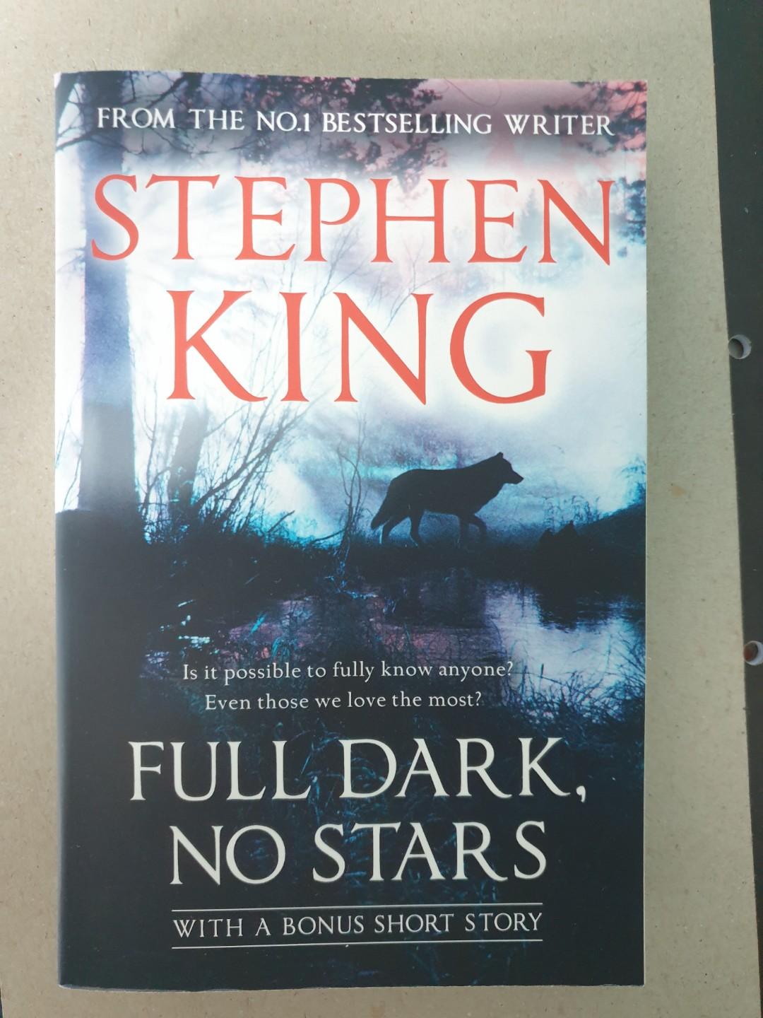 Stephen King Book Full Dark No Stars Books Stationery