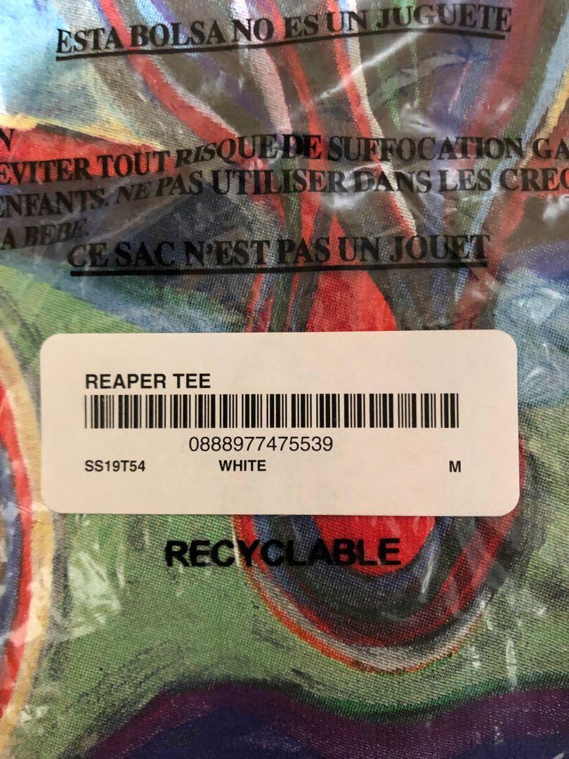 supreme reaper tee white
