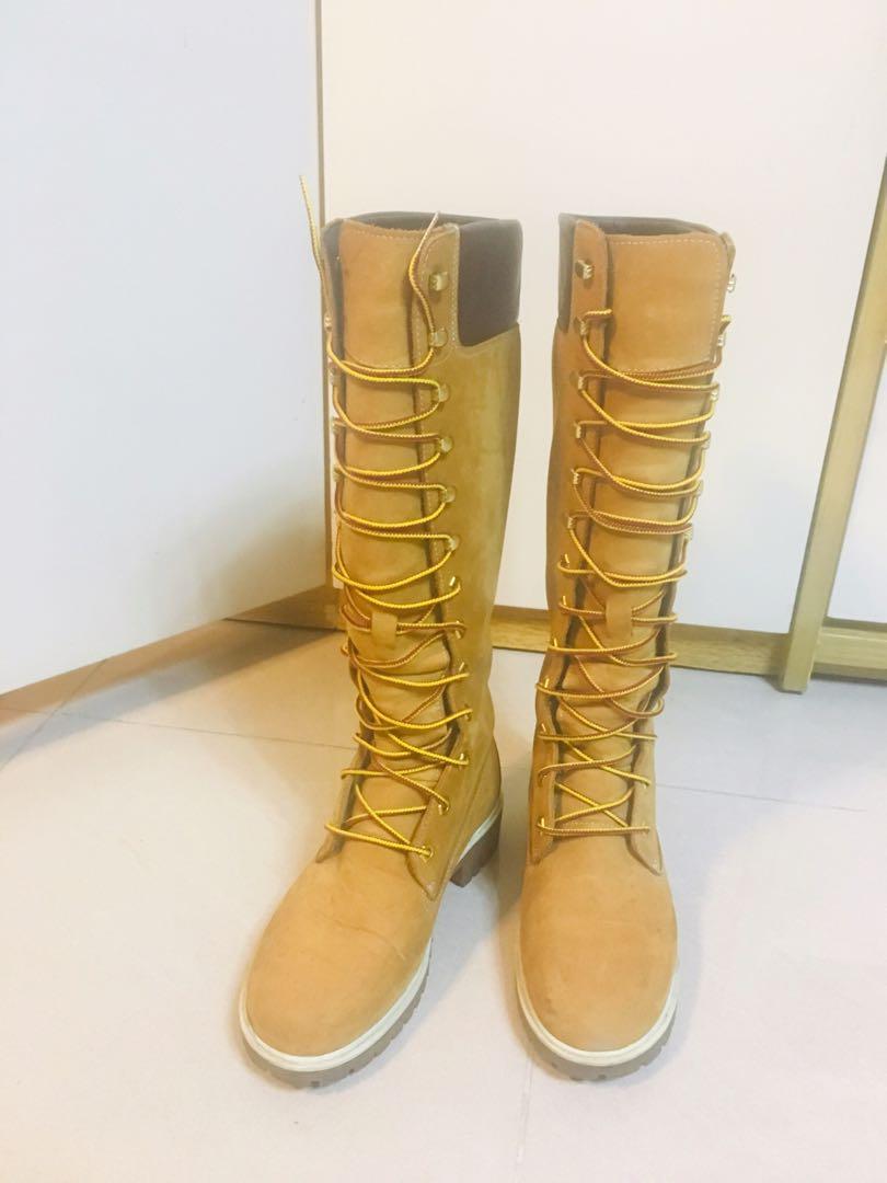 women's tall wheat timberland boots