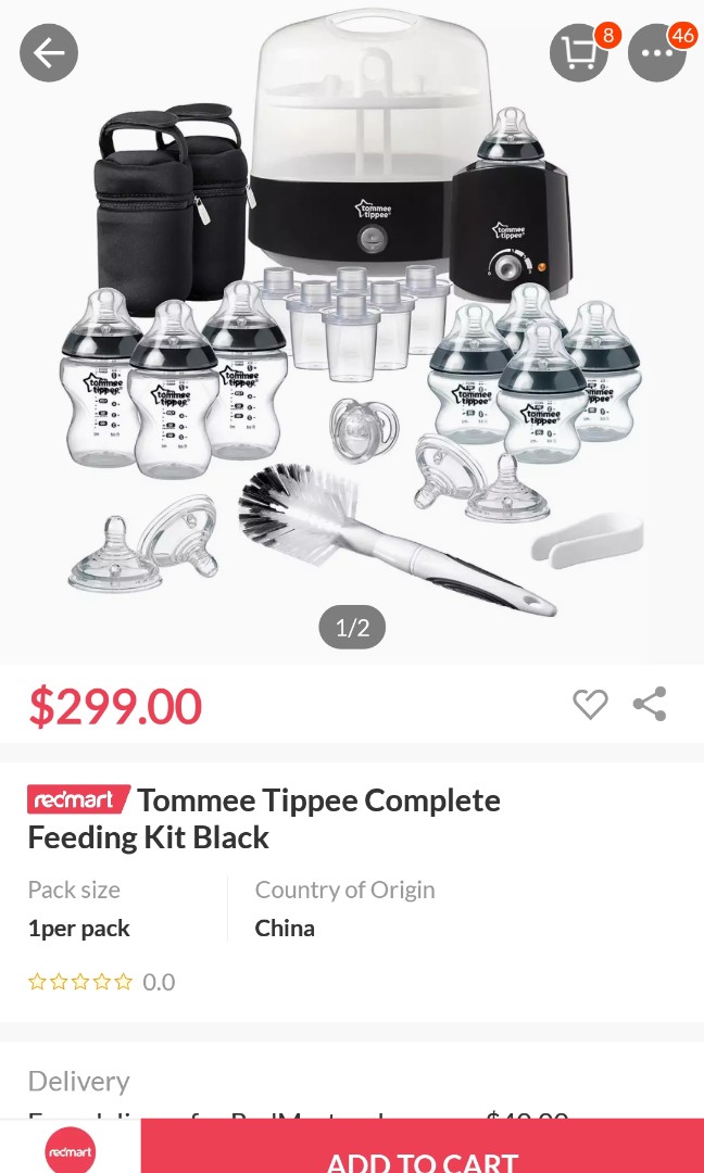 tommee tippee complete feeding kit