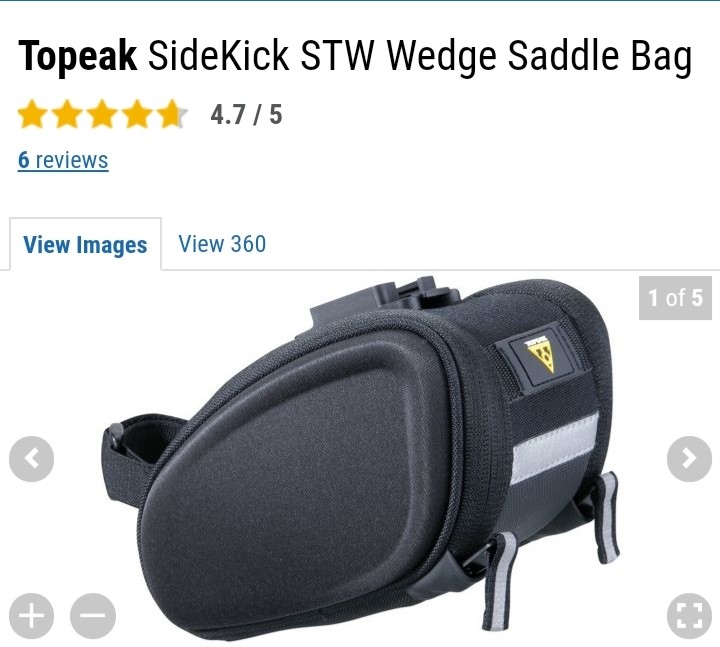Topeak sidekick stw hotsell wedge bike seat pack