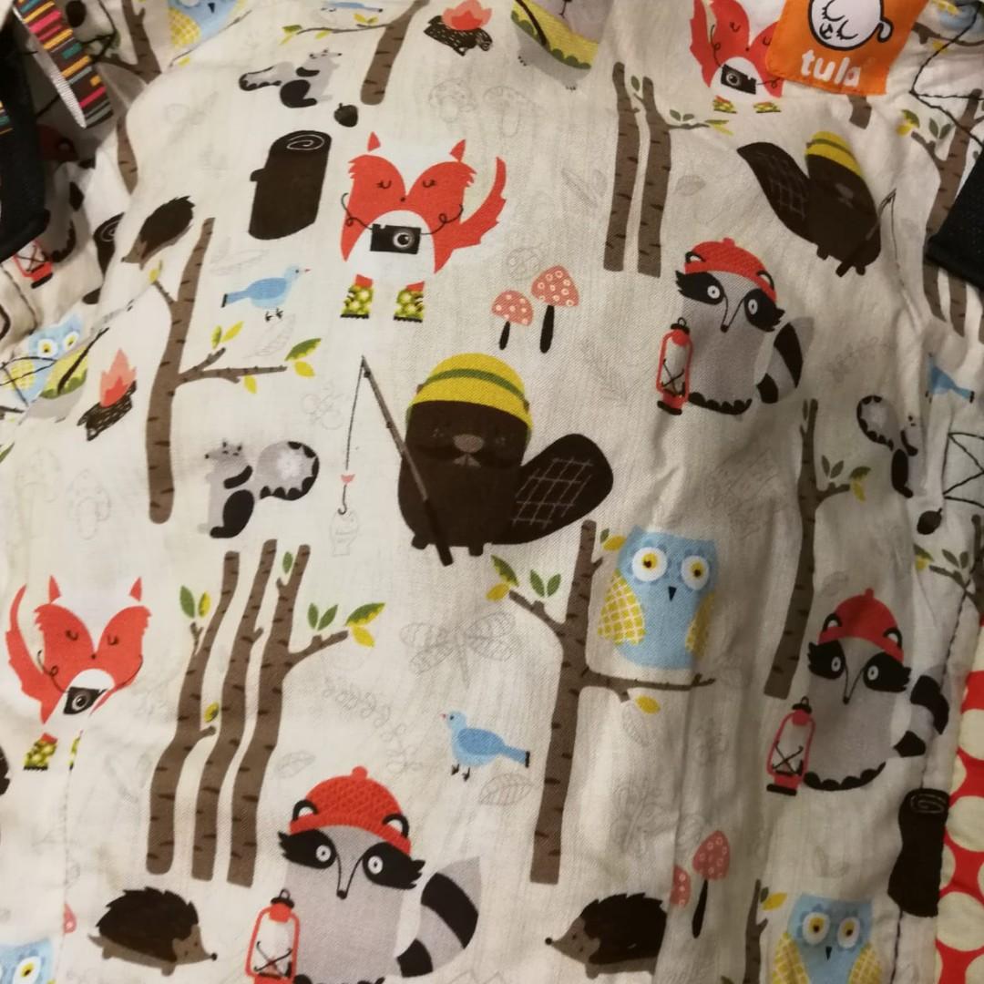 TULA Standard Carrier (Campy fox/racoon print), Babies & Kids, Going