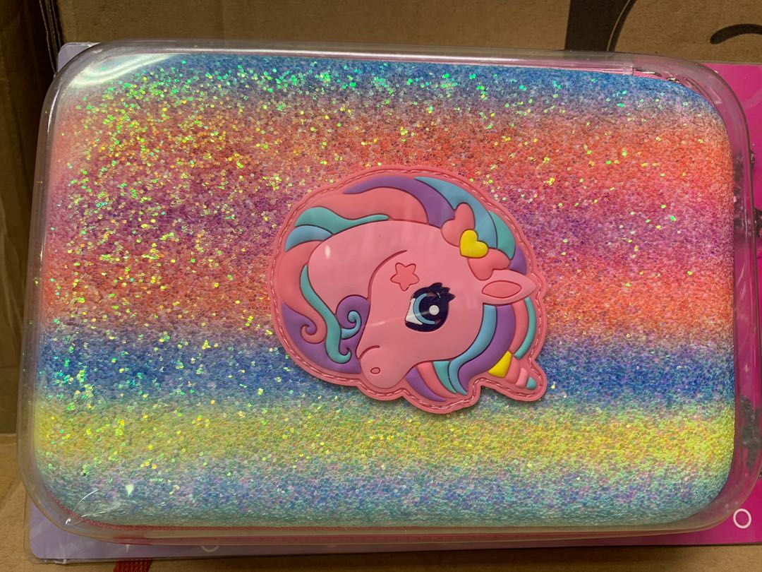 Unicorn Pencil Case Similar To Smiggle Design Brand New Books Stationery Stationery On Carousell