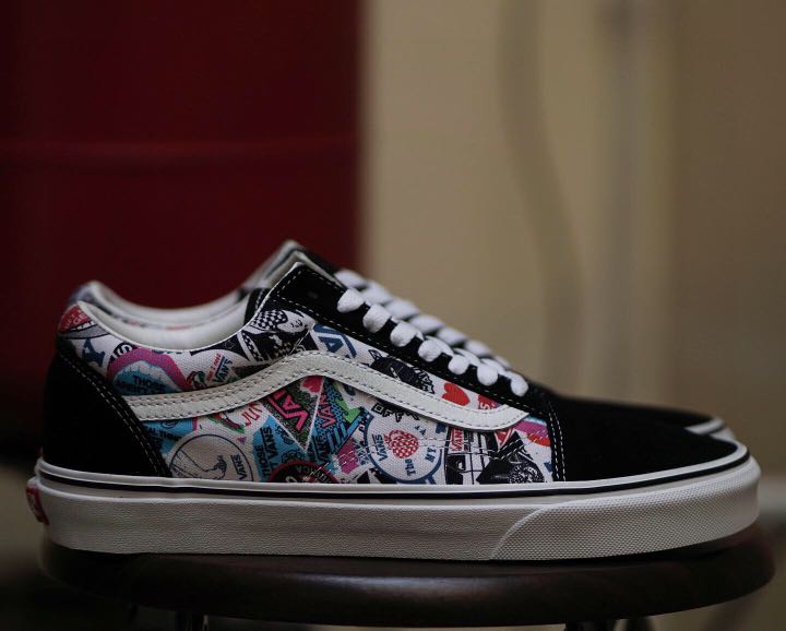 Vans mashup deals old skool stickers