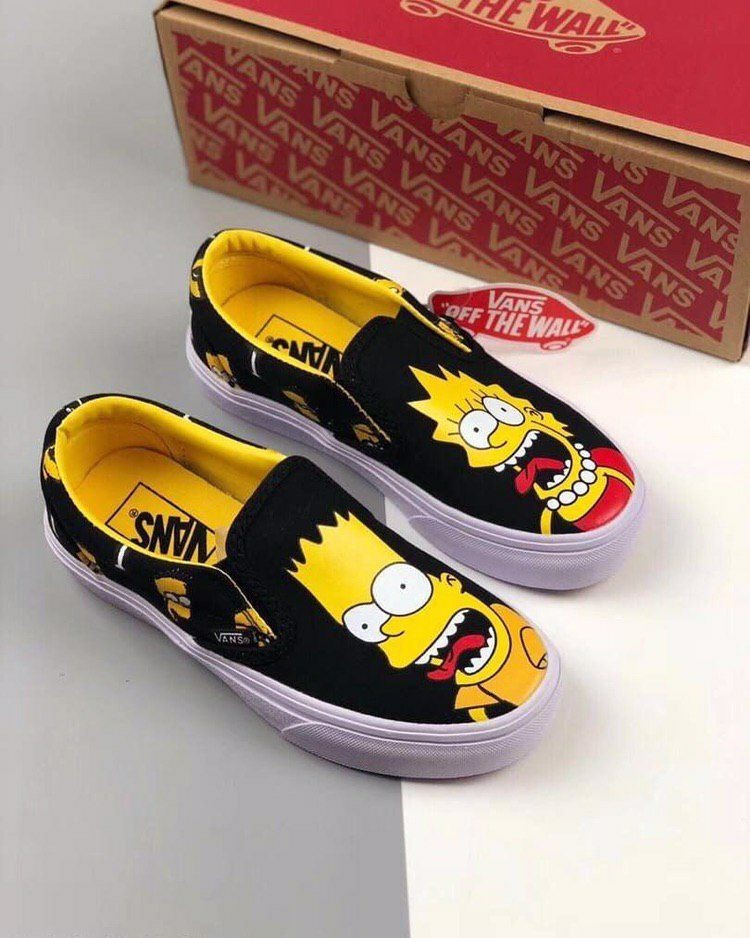 vans slip on x simpson