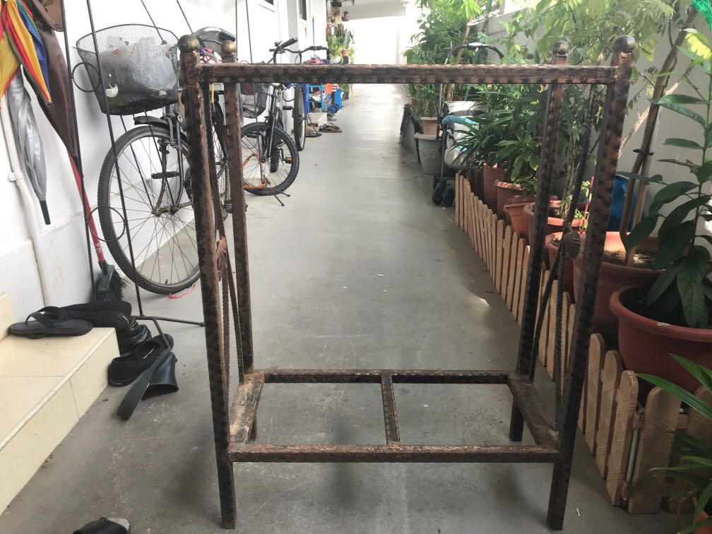 Wrought iron Fish tank stand, Furniture & Home Living, Home Decor