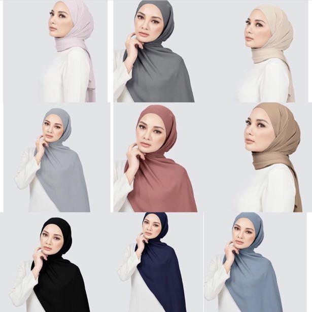 Authentic Yuri Plain Naelofar Hijab Women S Fashion Muslimah