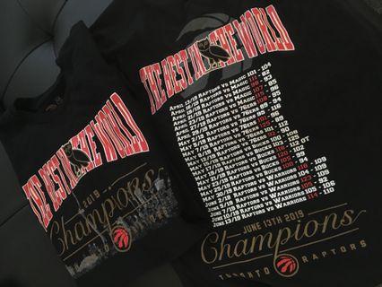 OVO RAPTORS Championship Shirts