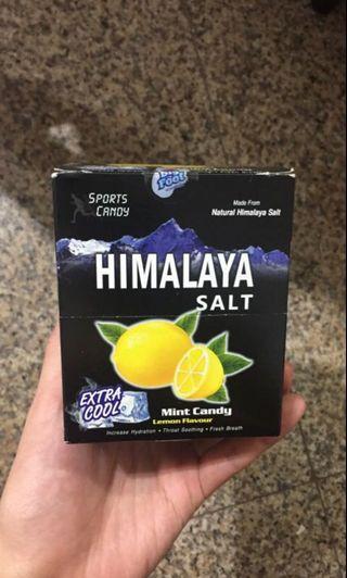5 Packets of HIMALAYA Salt Extra Cool Mint Candy Lemon Flavour 15g Sports  Candy