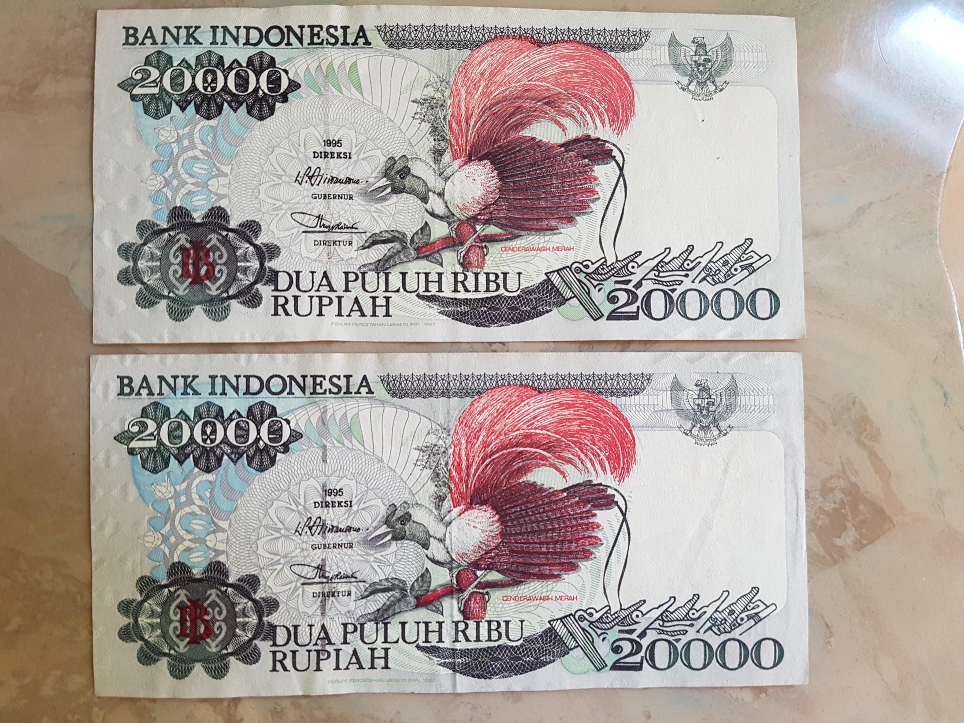 1995 Bank Indonesia 20000 Dua Puluh Ribu Rupiah Old Notes Hobbies 1995-bank-indonesia-20000-dua-puluh-ribu-rupiah-old-notes-hobbies