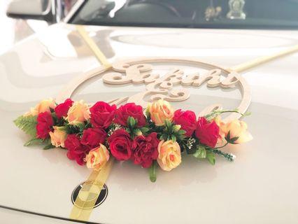 [KarftWerks EXQUISITE Package] Wedding/Bridal Car Flower Decoration ~ Wedding/Bridal Car Flower Deco