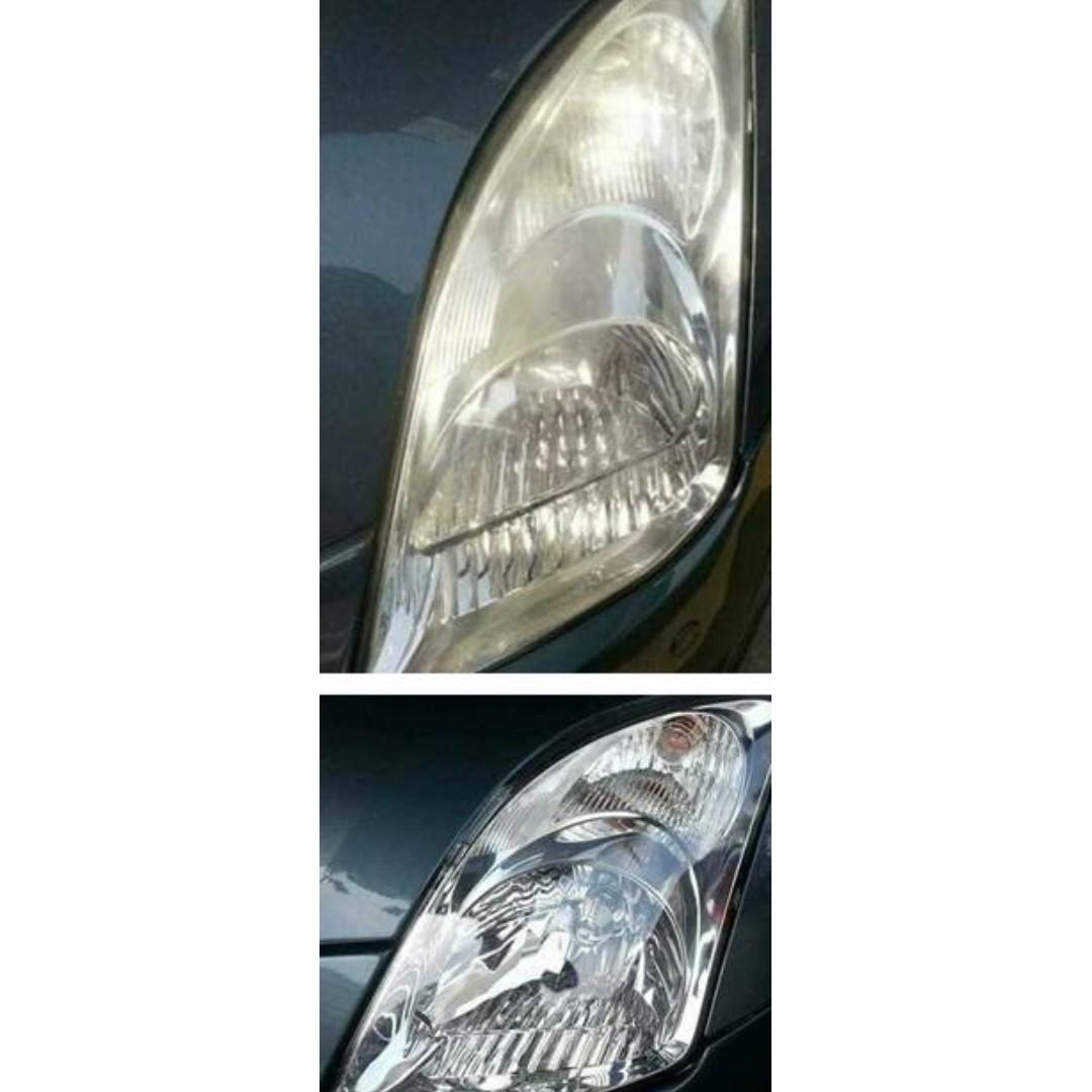 大燈快潔現場施工suzuki 鈴木swift 原廠車大燈泛黃霧化拋光修復翻新台北新北桃園新竹苗栗 汽機車零配件在旋轉拍賣