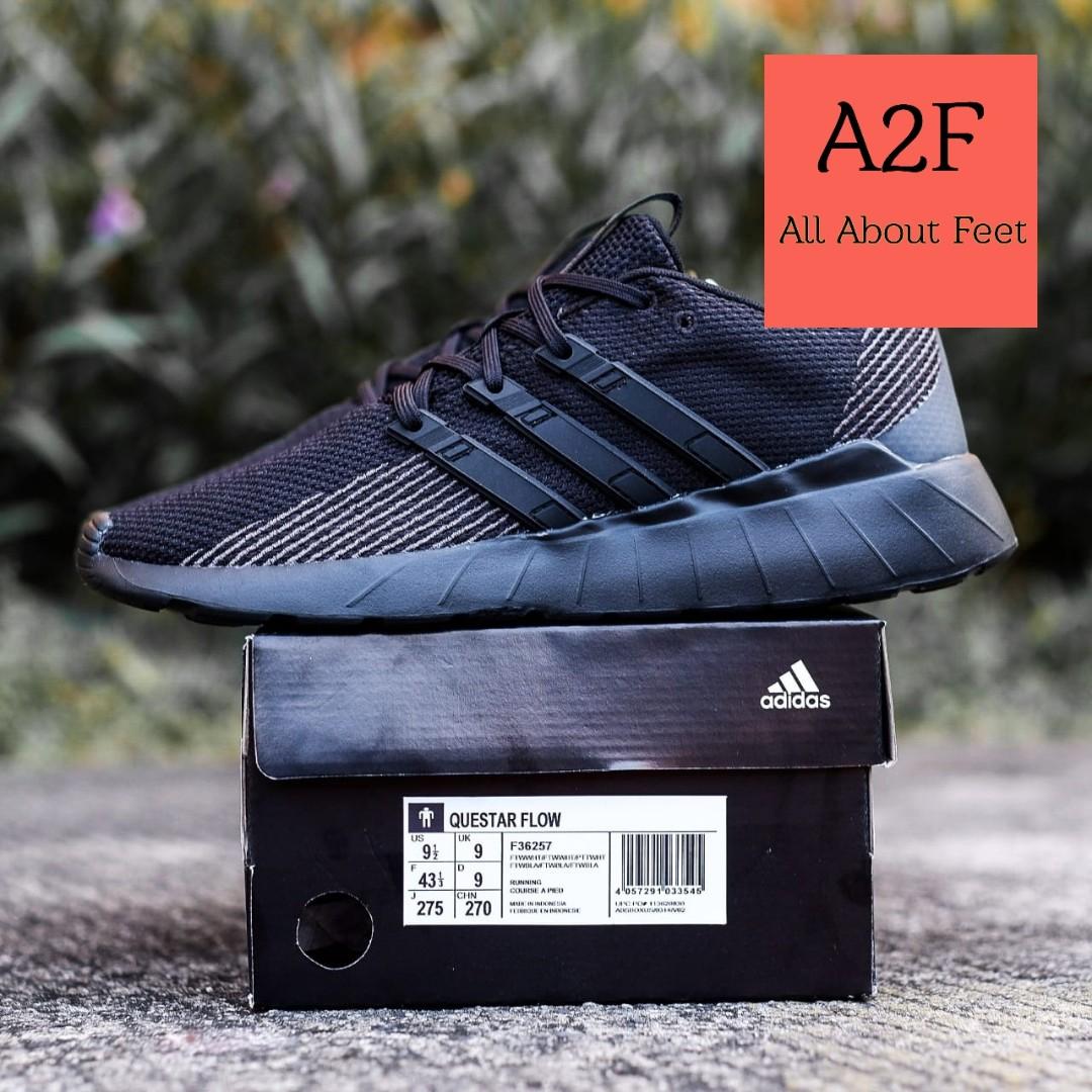 adidas questar flow full black