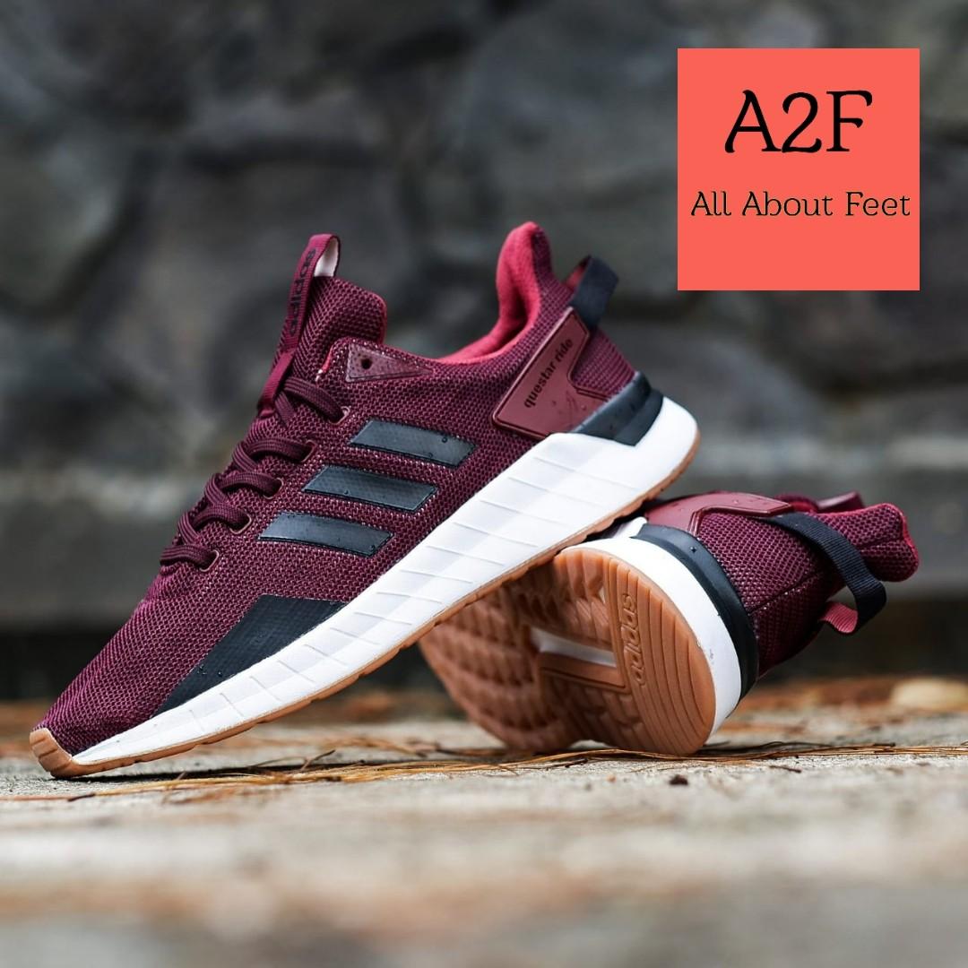 Adidas questar outlet ride maroon