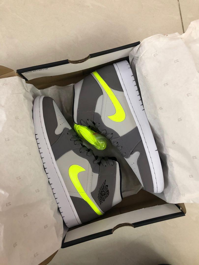 grey volt jordan 1