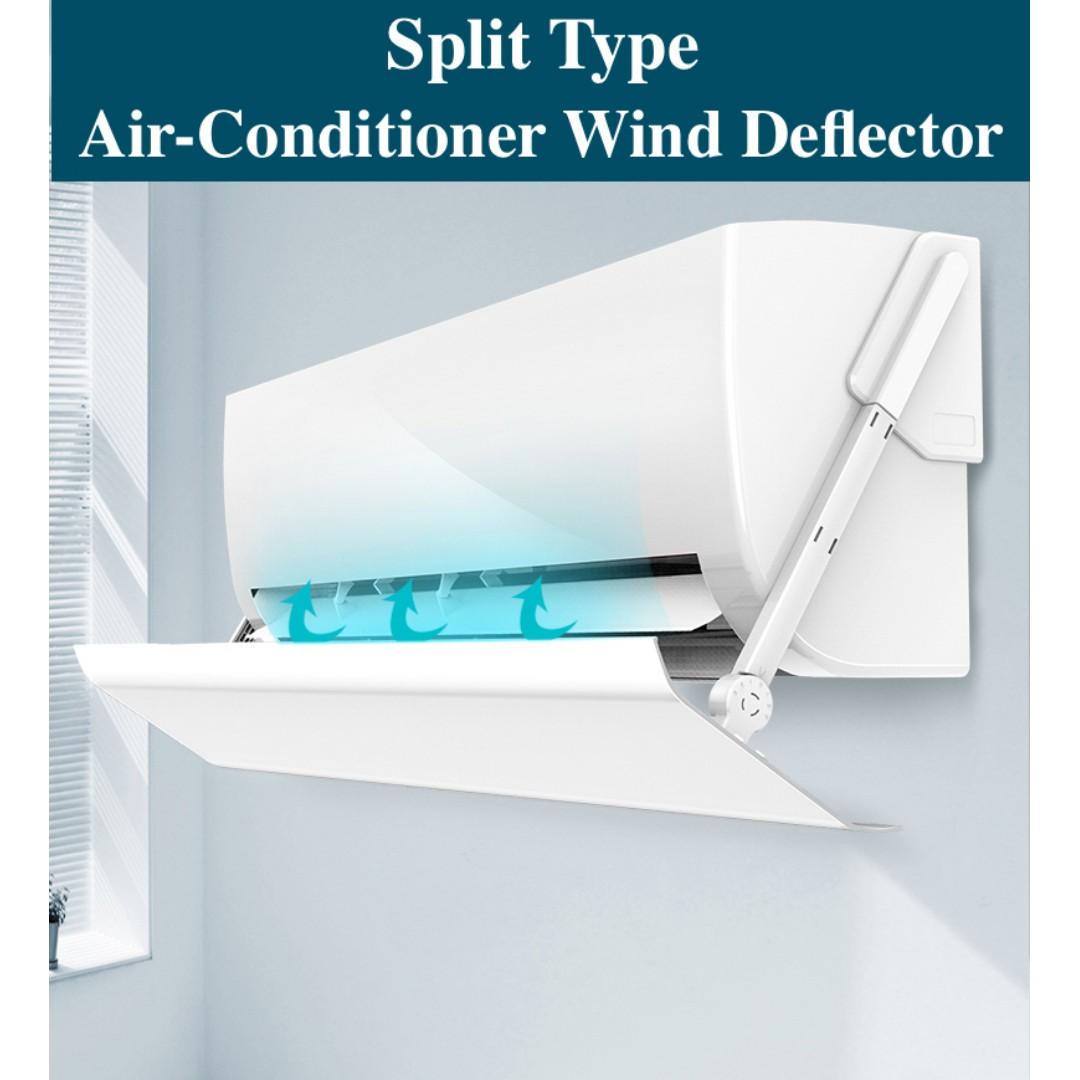 Air-conditioner Deflector 分體式空調冷氣擋風板防直吹空調遮風擋板防直吹#0227, 家庭電器, 冷氣機及暖風機-  Carousell