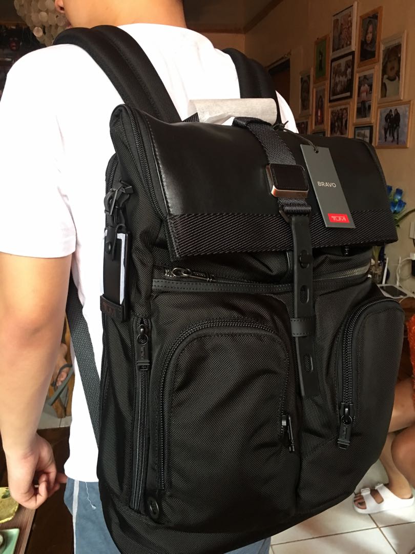 london roll top backpack